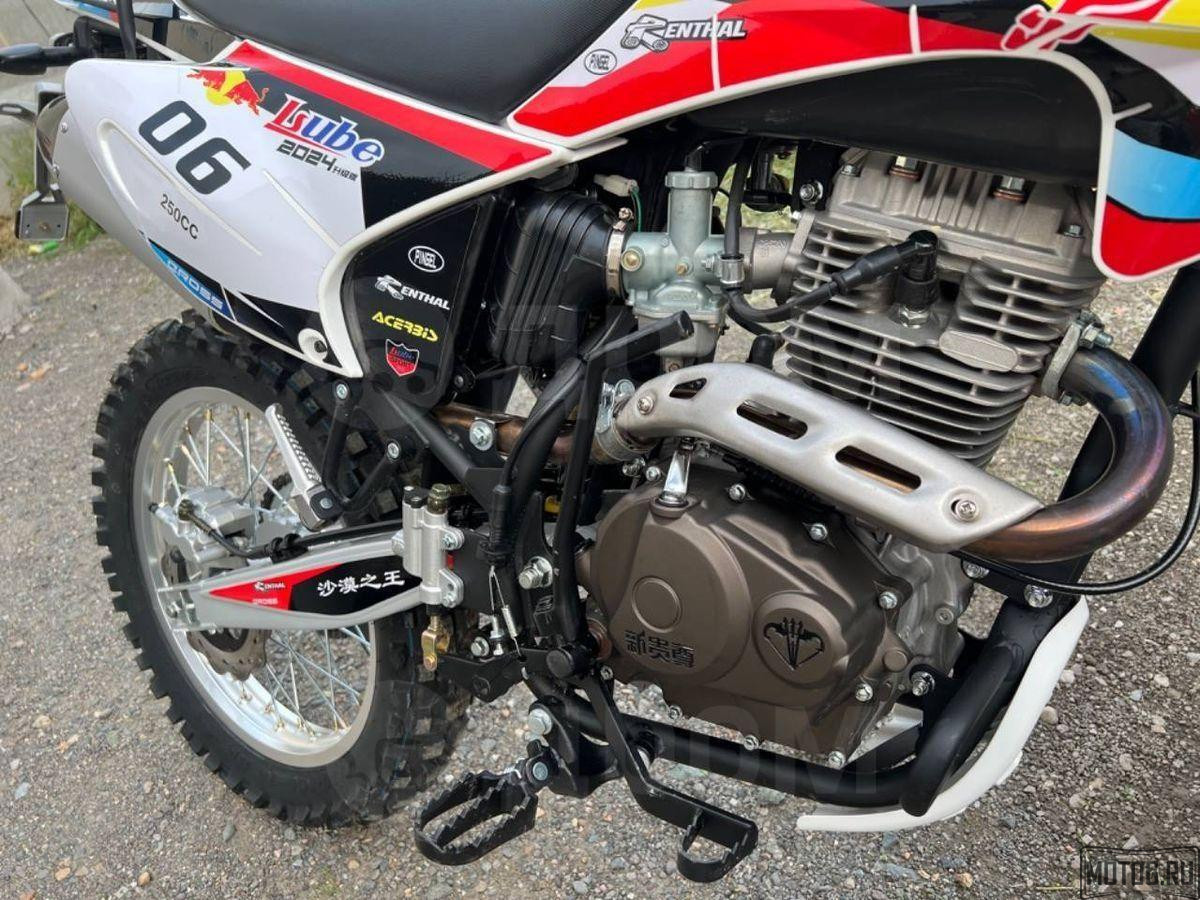 Купить эндуро мотоцикл Xinguizun 06 RedBull 250 Белый | Кроссовый мотоцикл с доставкой